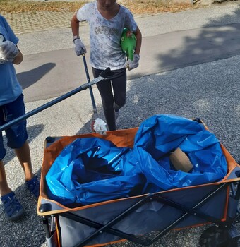 03.08.2022 Müllprojekt in den Sommerferien
