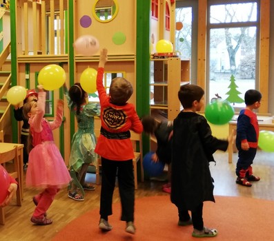 04.03.2019 Buntes Faschingstreiben im Kindergarten