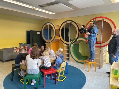 Filmteam zu Besuch - Ein besonderes Highlight im Schülerhort