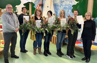 26.11.2025 Übergabe der Zertifikate zur Psychomotorikerin  